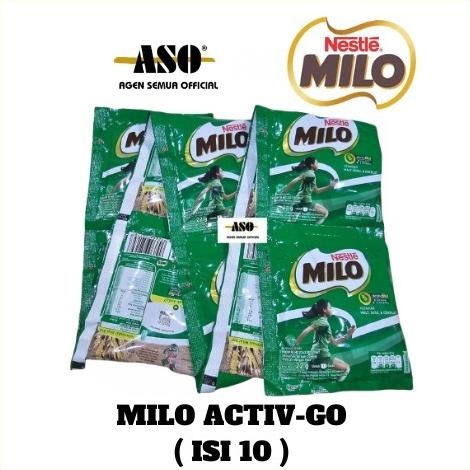 

MILO Activ-Go Susu Bubuk Sachet 22 gr RENCENG ( ISI 10 )