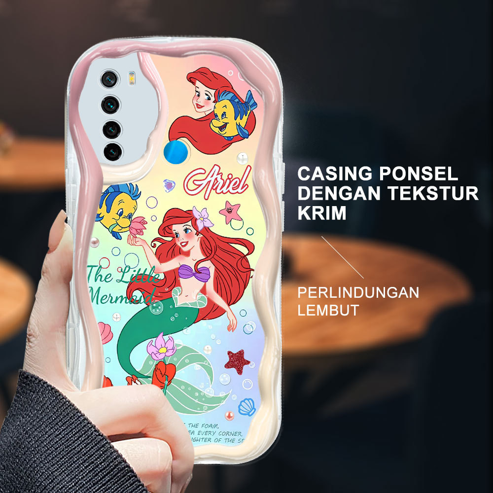 Duang Xiaomi RedMi Note 8 9 10 Pro MAX 9T 9S 10 LITE 10T 5G  Casing Skin Handphone  The Little Merma