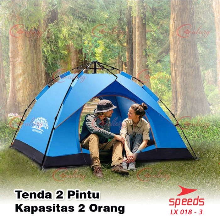 READY Tenda Camping Tenda Kemah Speeds 2 Orang Import Original Speeds 018-03