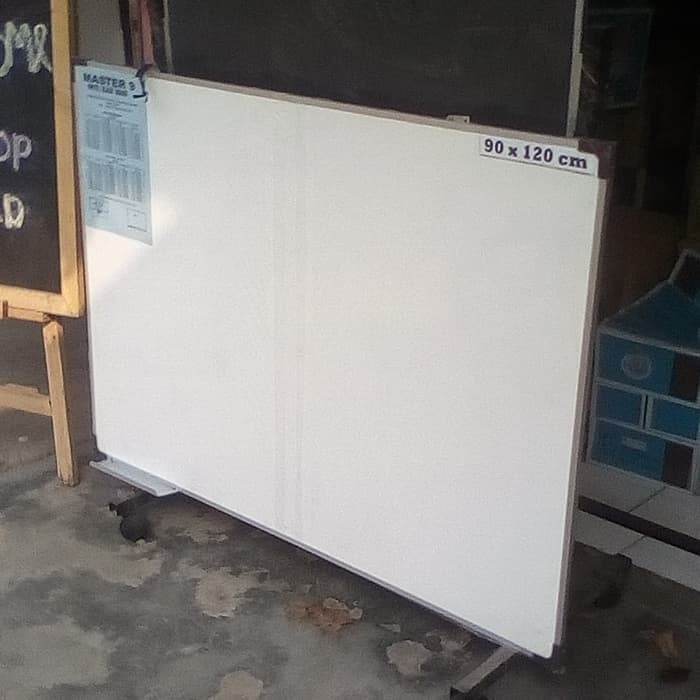 

TERLARIS! Whiteboard non magnetik gantung 90 x 120