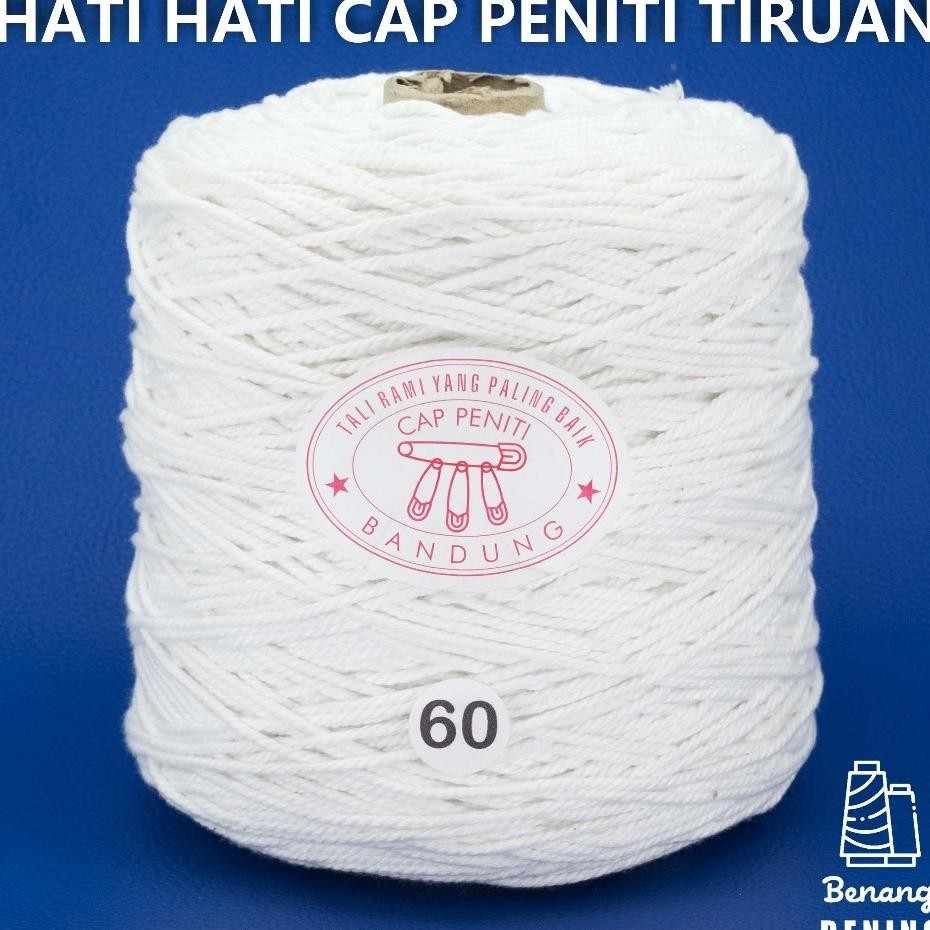 

Tali Ra Besar / Tali Ikat Uang / Benang Kasur / Putih Cap Iti Per 1Kg