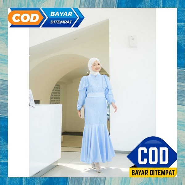 Gsms Polos Busui Midi Dress Remaja Masa Kini Elde 4 Dress Seroja Maxi Dress Gamis Pesta Kondangan Ko