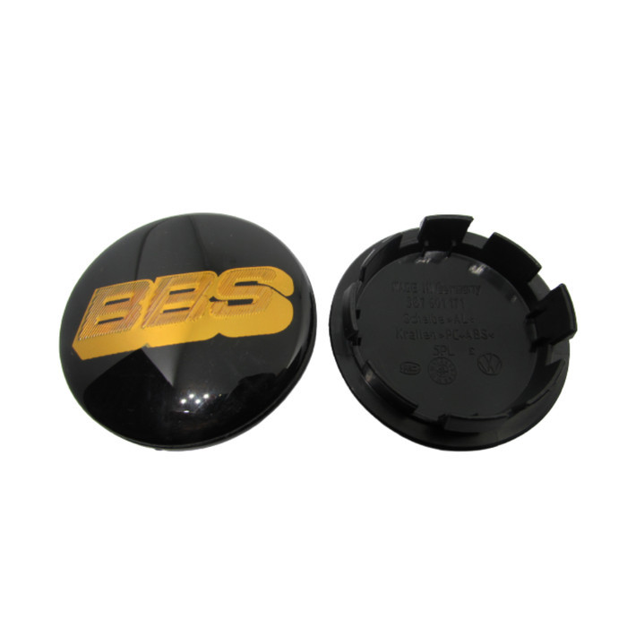 DOP VELG BBS HITAM GOLD WITH EPOXY RESIN UKURAN 65MM