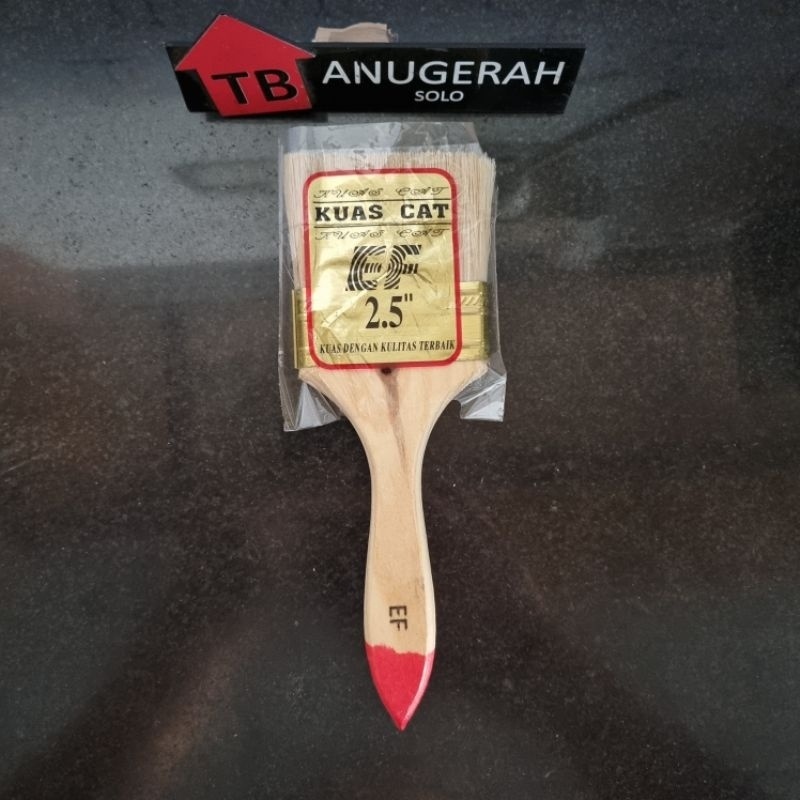 

Kuas Cat 2" (Merk Good/Fawi/EF/ Stark dll - Campur) Kuas 2 1/2 dim