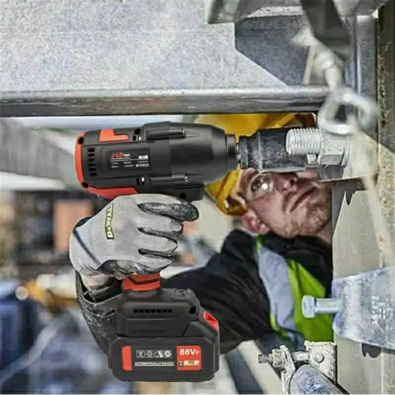 READY Mesin Impact Wrench JLD J88S JUMBO 550NM PEMBUKA BAUT BAN MOBIL TRUCK JLD j88f 2 BATRE + KOPER