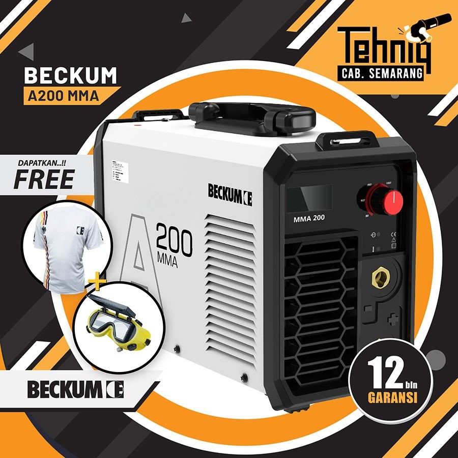 READY MESIN LAS LISTRIK BECKUM A MMA 200 INVERTER WELDING / MESIN LAS BECKUM MMA 200