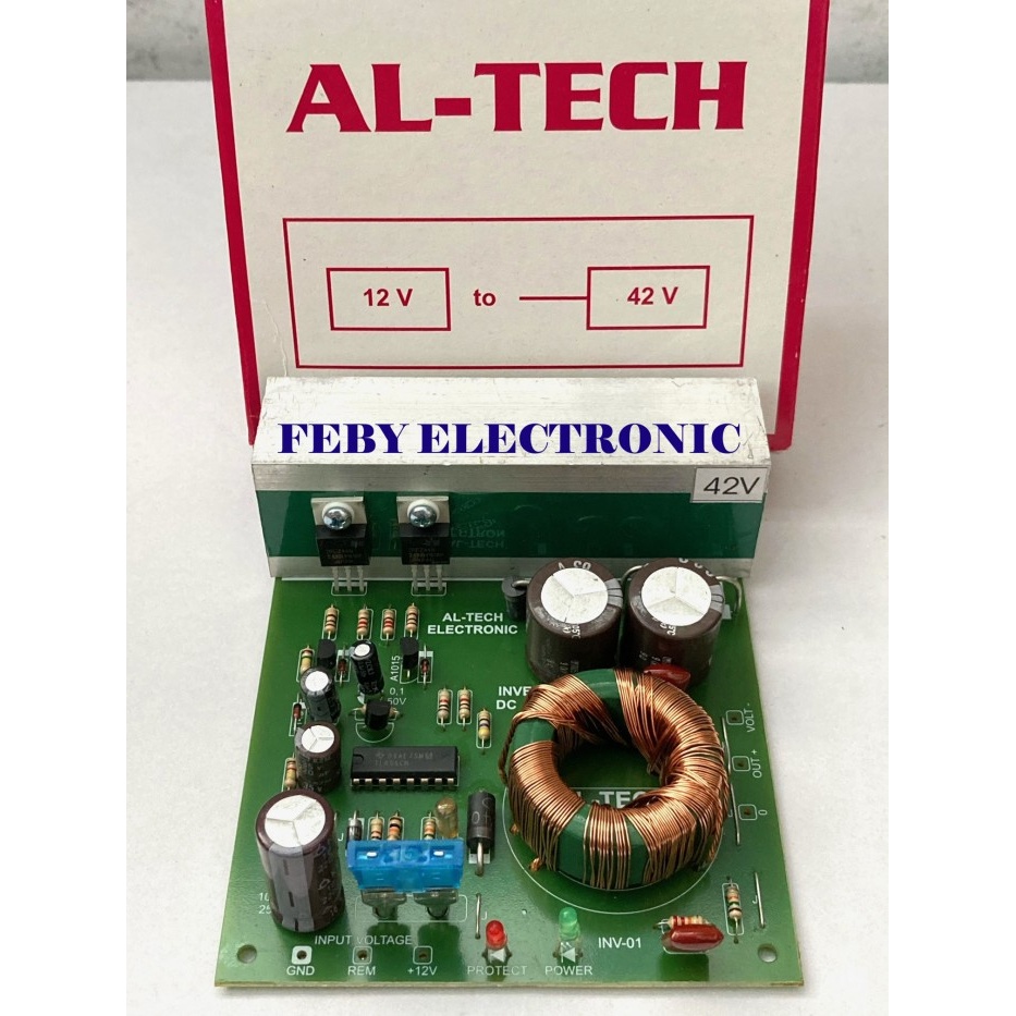 KIT INVERTER 42 VOLT CT INPUT 12 VOLT CONVERTER DC TO CT