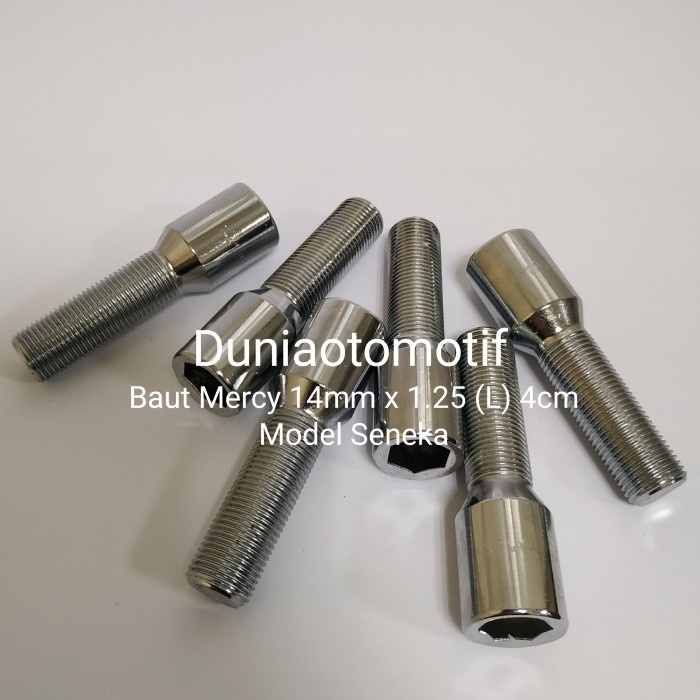 BAUT RODA MOBIL BMW / MINI COOPER KEPALA SENEKA 14MM X 1.25 PANJANG