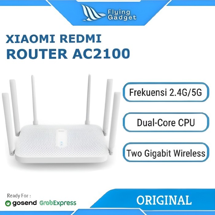 XIAOMI REDMI AC2100 ROUTER GIGABIT DUAL-BAND WIRELESS ROUTER WIFI