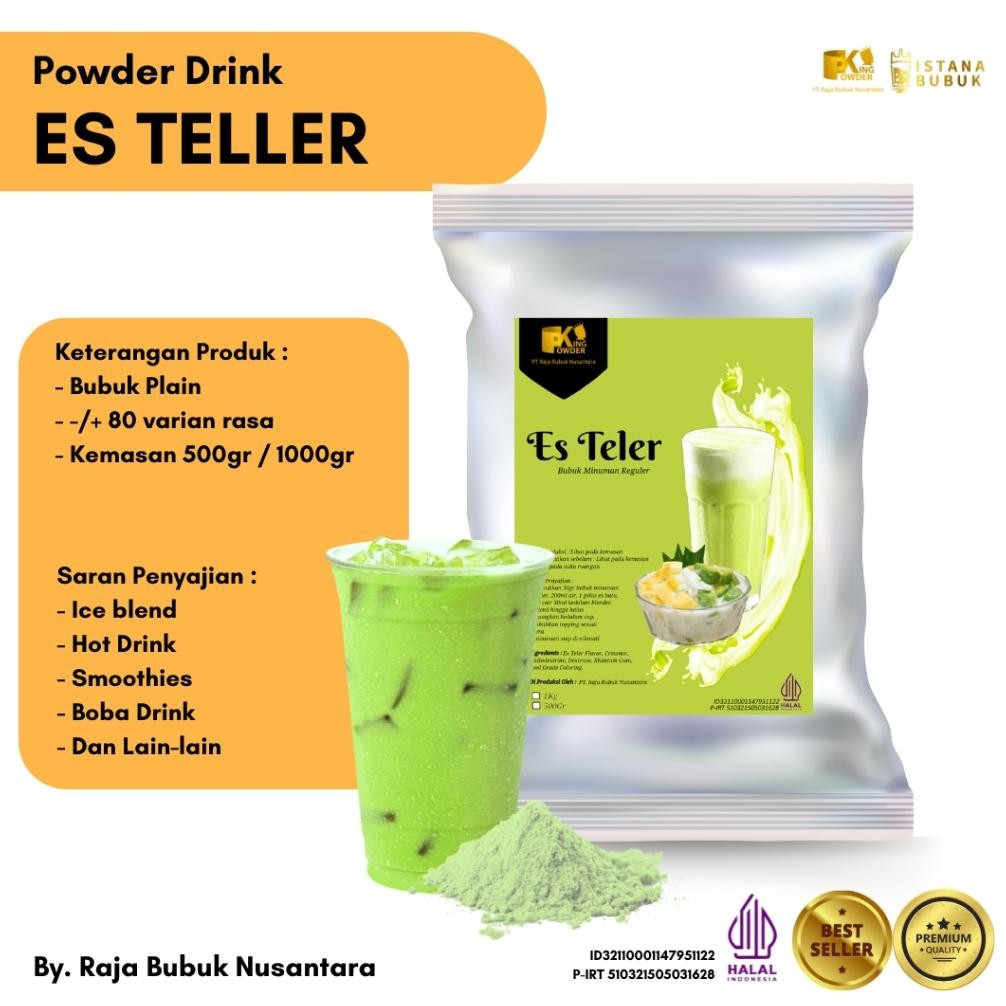 

Bubuk Minuman Es Teller Bubuk minuman rasa Es Teler Serbuk Minuman rasa Es Teler