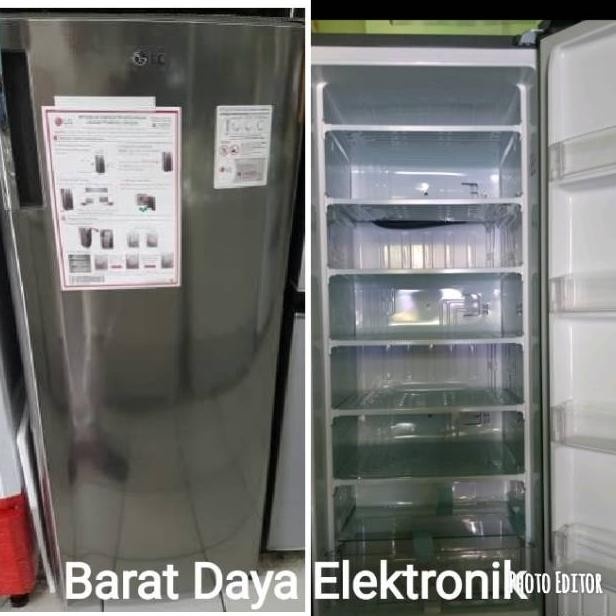 FREEZER LG FREEZER 6 RAK GN-INV304SL INVERTER KULKAS FREEZER ES