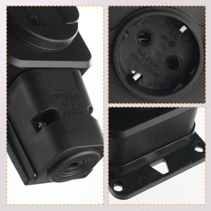 Stop Kontak Colokan Listrik Outdoor Waterproof Anti Air