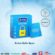 DUREX EXTRA SAFE 3S - KONDOM TEBAL LEBIH AMAN PRIA MURAHH PROMO HEMAT!