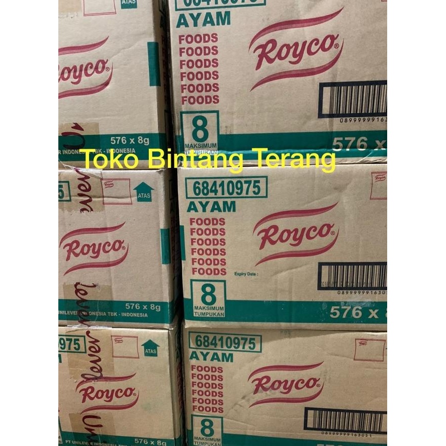 

Bumbu Kaldu Royco Ayam / Sapi Renceng 1 Dus Karton 576 X 8 Gr (48 Pak)