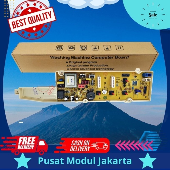 SHARP ES-F865S-P MODUL PCB MESIN CUCI TOP LOADING