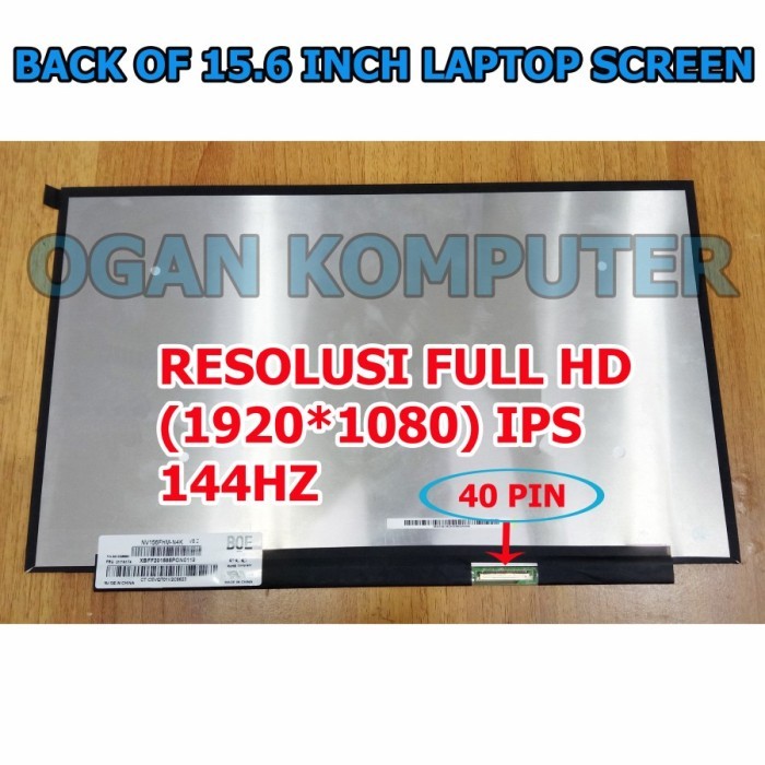 LAYAR LED LCD MSI GF65 9SD GF65 10SE GF65 10UE GF65 10SD SERIES 144HZ