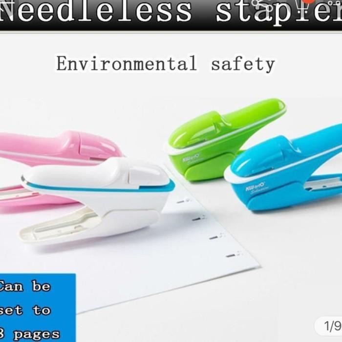 

Stapler Tanpa Isi, Go Green, Made In Taiwan, 5299. 4 Warna