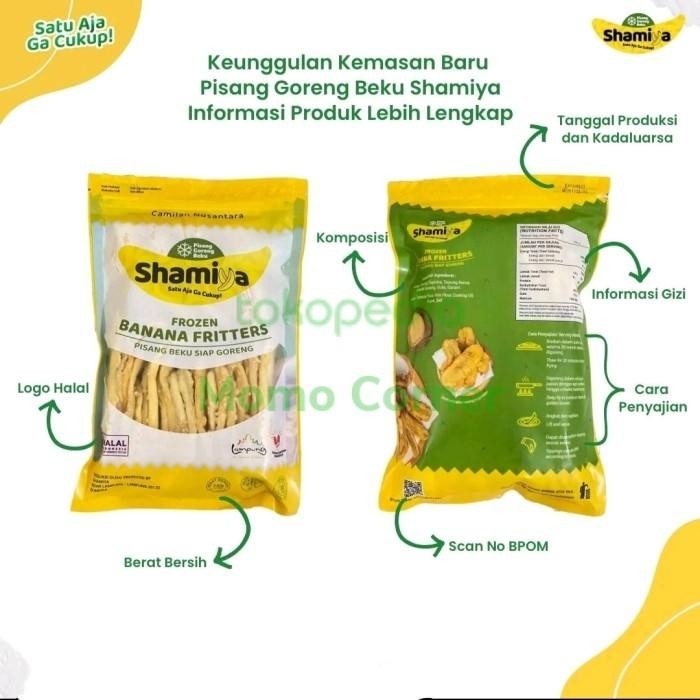 

Pisang Goreng Beku Shamiya 500Gr | Frozen Banana