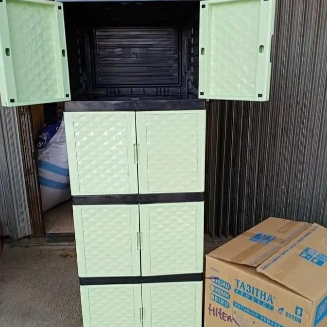 Lemari Pakaian Plastik Tabitha 5, 4 Dan 3 Susun Anti Rayap Ter