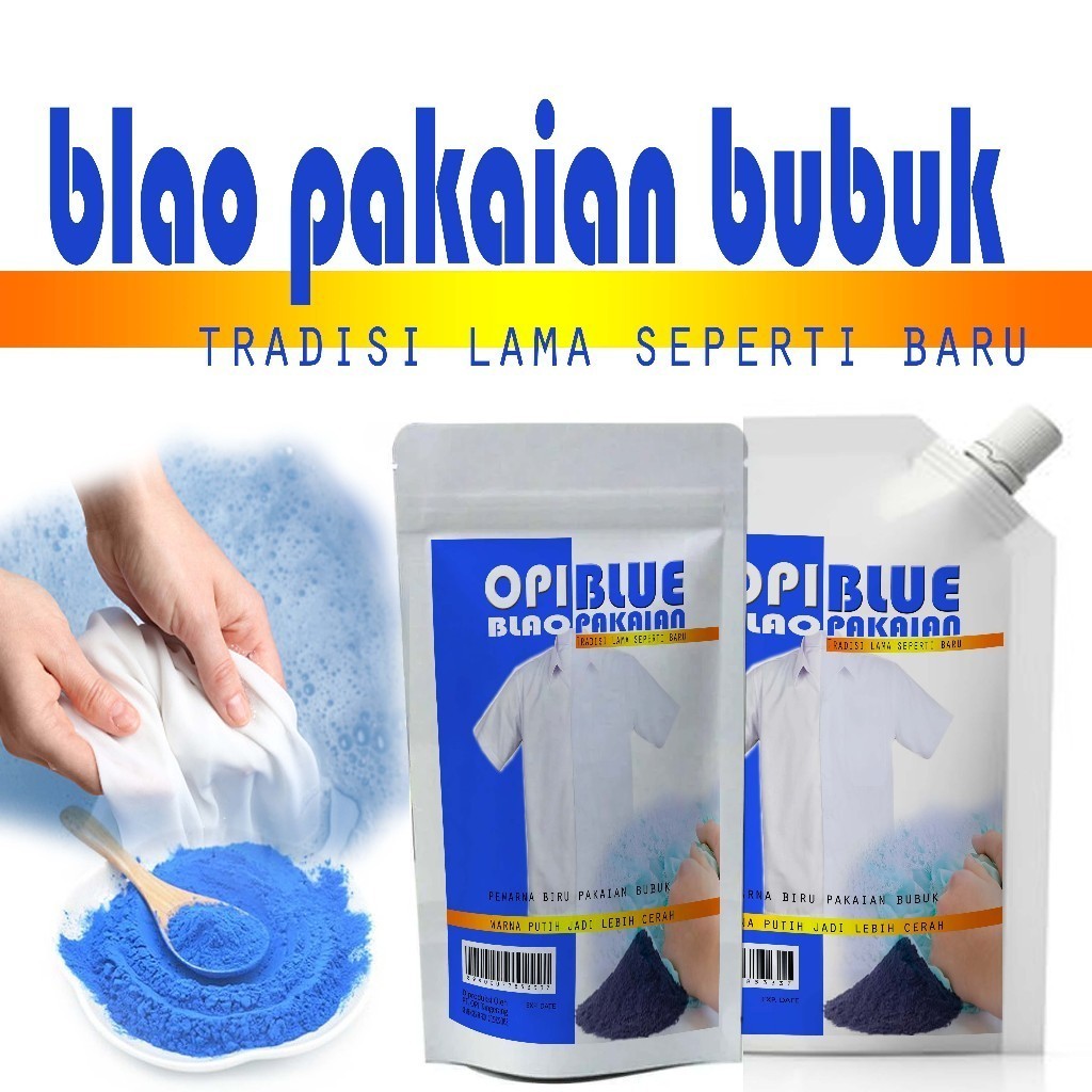 Powder pencerah pakaian 100g sampai 1kg blao pakaian 7B348