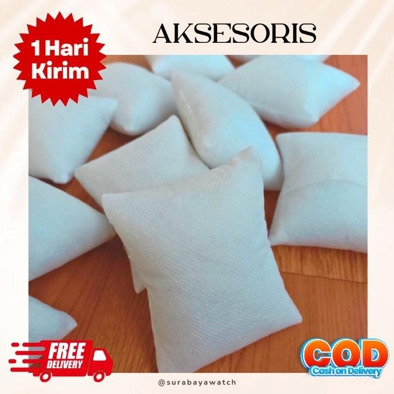 (COD) Bantal Jam tangan dan gelang aksesoris murah ready stok I Bantal Jam dakron I bantalan jam