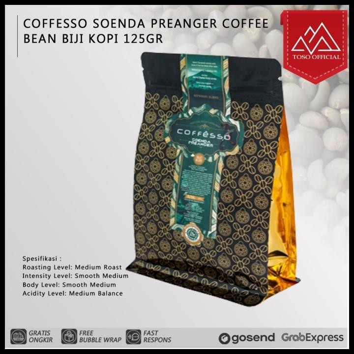 

Coffesso Soenda Preanger Coffee Bean Biji Kopi 250Gr