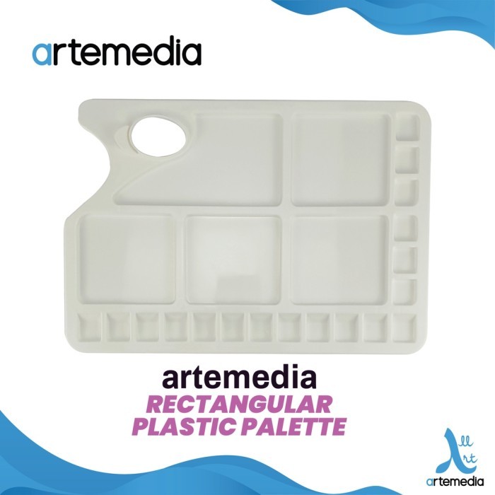 

Seka - Palet Lukis Artemedia Rectangular Plastic Palette