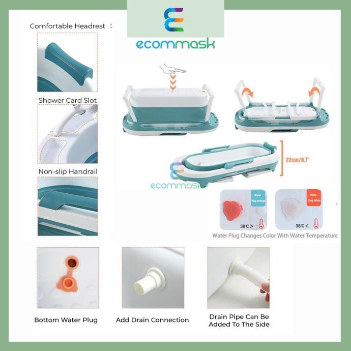 Bathtub portable dewasa / Bak mandi lipat GM