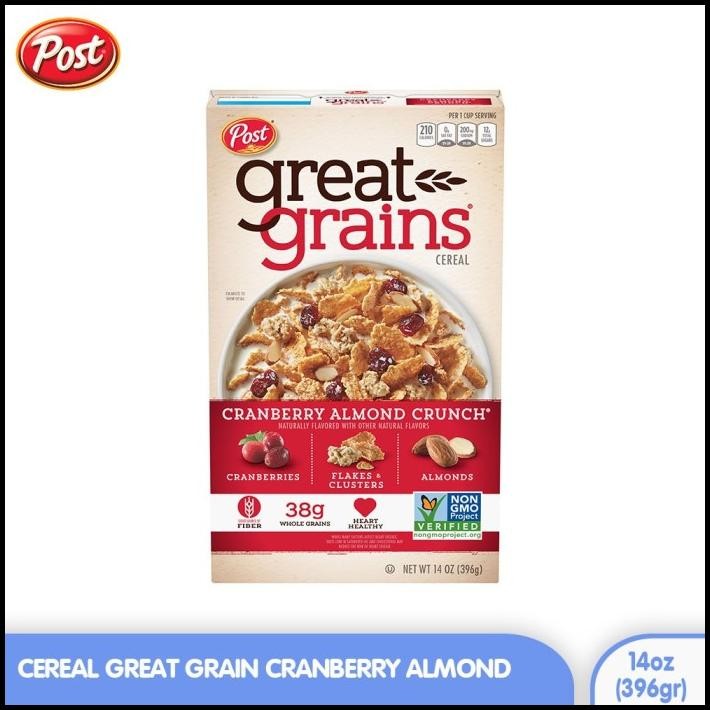 

Post Cereal Cranberry Almond 396 Gr ( 14 Oz )