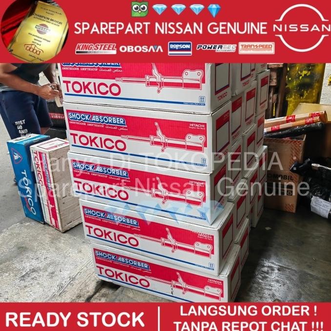 Xtrail T30 Shock Breaker BELAKANG Strut Kit Absorber ORI TOKICO JAPAN