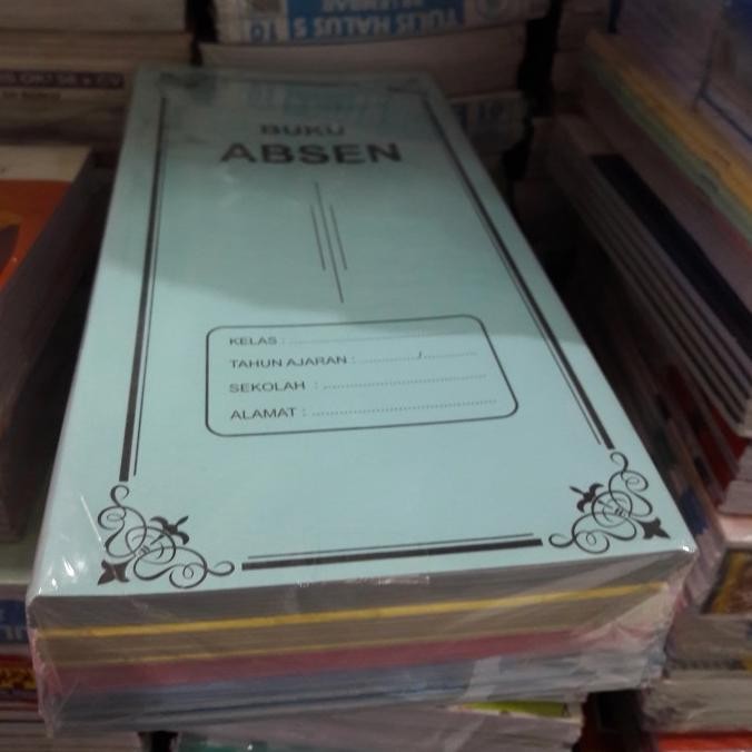 Buku Absen Siswa / Buku Absen Muris / Buku Absensi / Buku Absen Sekola New