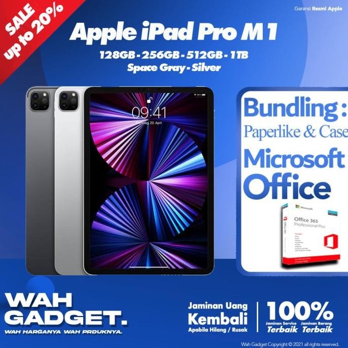 ( CPO ) IPAD PRO M1 11 inch 128GB - 256GB GARANSI APPLE 1 TAHUN