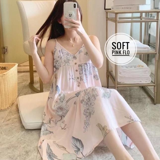 Baju Tidur Wanita / Daster Wanita Katun Adem / Piyama Dress / Daster