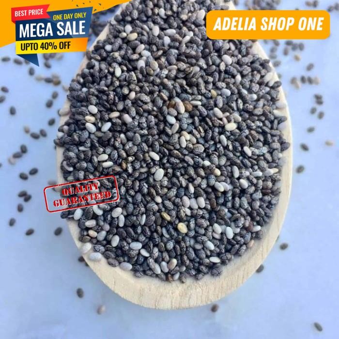 

ORGANIC BLACK CHIA SEEDS BIJI CHIA ORGANIC 35 GRAM FAVORIT!!!!