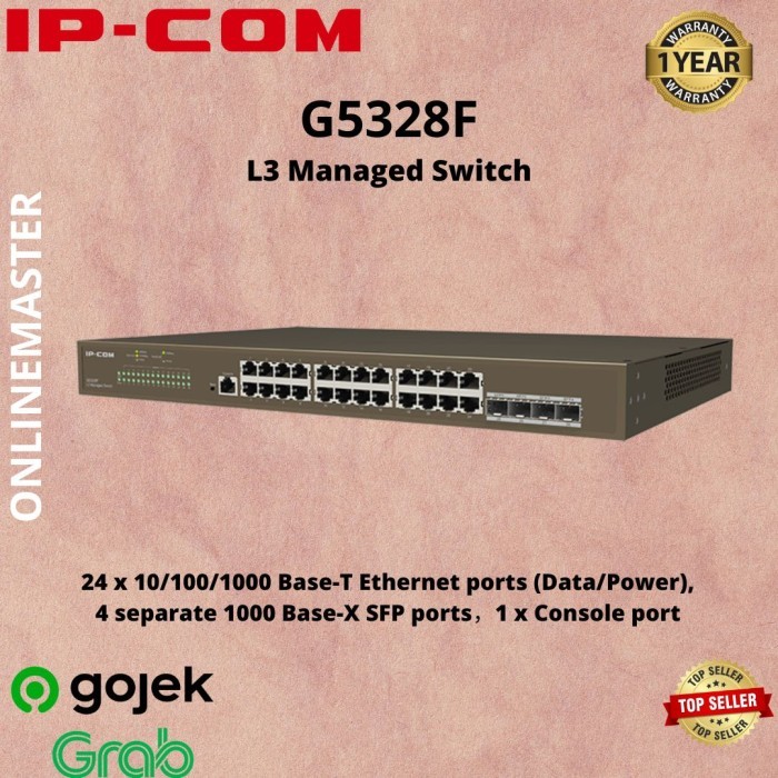 (Geo) IP-Com G5328F L3 Managed Switch