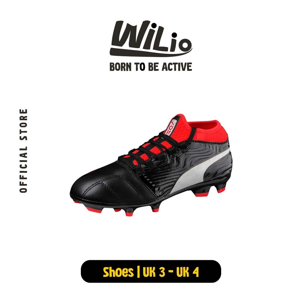 PUMA One 18.3 Fg Jr 10453901 - Sepatu Anak (Hitam)