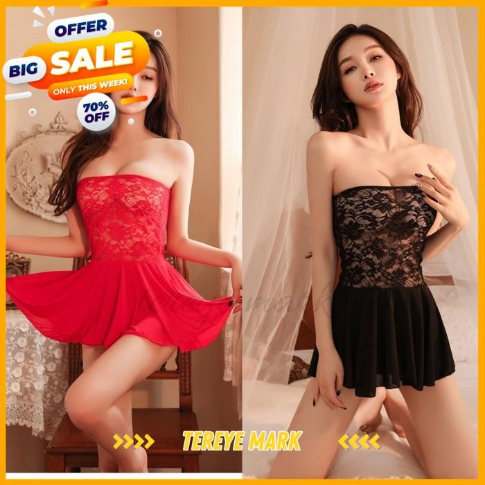 SEXY BAJU MALAM SEXY DRESS MINI TRANSPARAN LINGERE BAJU TIDUR SEKSI WANITA BEST RECOMENDATION LUAR B