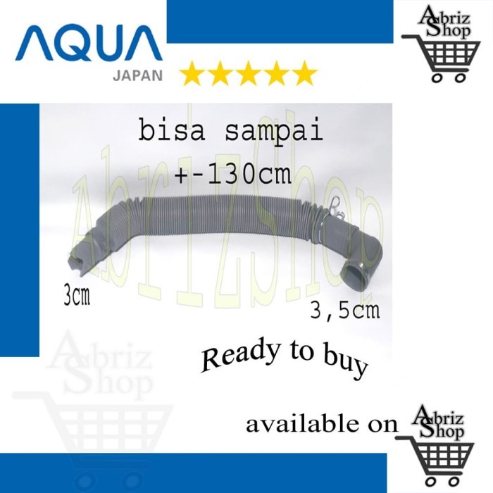 SELANG PEMBUANGAN MESIN CUCI OTOMATIS AQUA JAPAN FLEXIBLE DRAIN HOSE