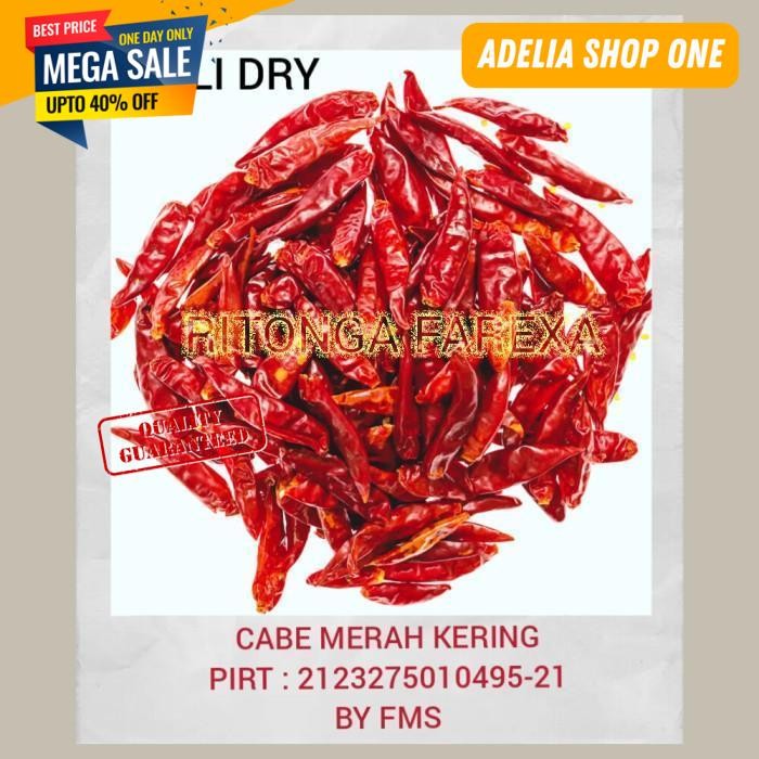 

CHILI DRY CABE MERAH KERING IMPORT 500GRAM FAVORIT!!