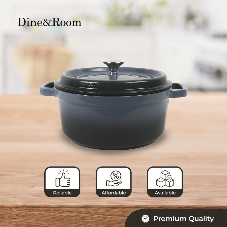 ENAMEL CAST IRON CASSEROLE / CAST IRON COOKING POT / PANCI CAST IRON
