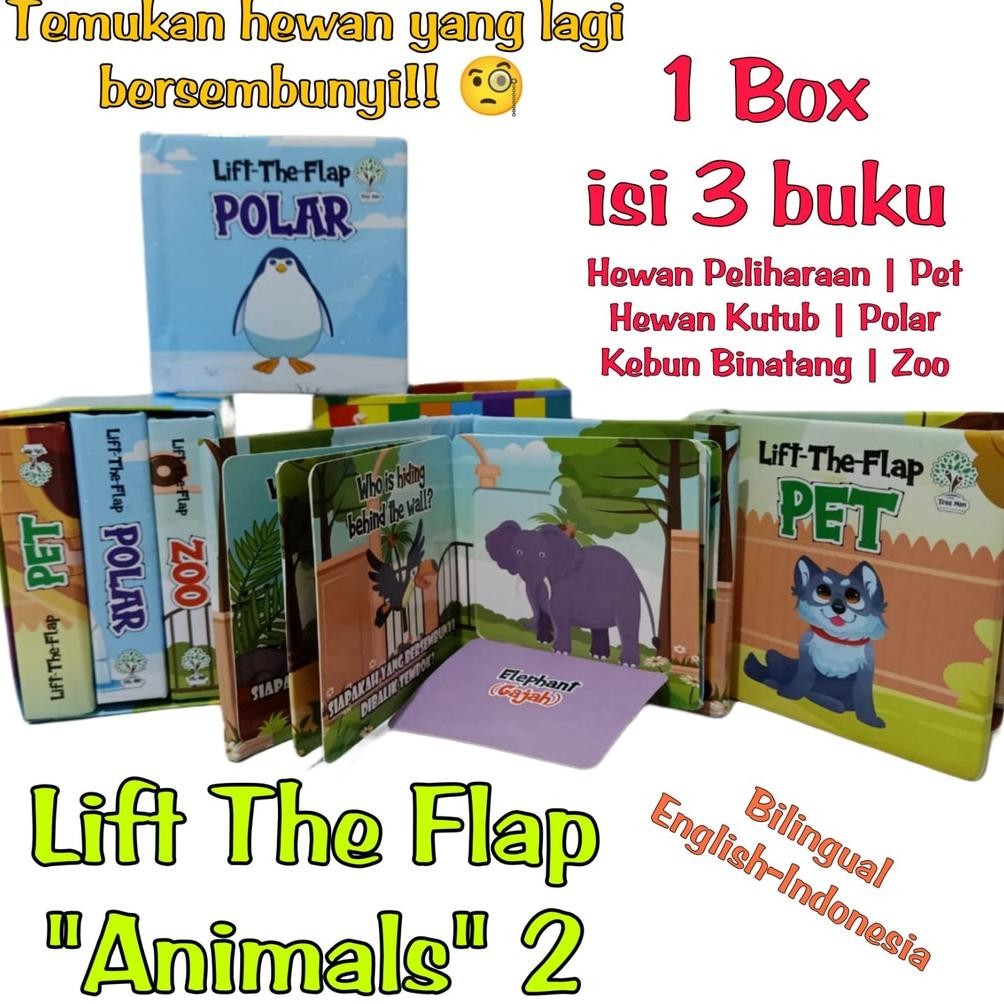 BISACOD TPBL BUKU EDUKASI ANAK/ BUKU BELAJAR ANAK 3 IN 1 Langsung dapat 3 buku / Flip the flap book 