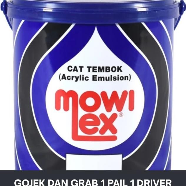 Cat Tembok Interior Mowilex Emulsion 20 Liter White E100