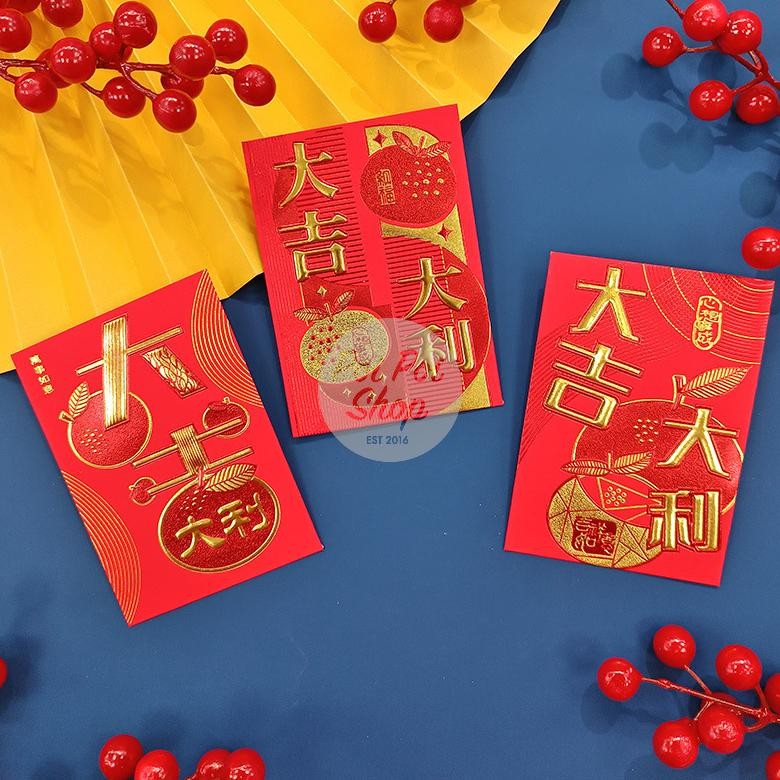 

GHT Angpao Imlek Naga 2024 Angpau Premium Pendek 3D Shio Naga Grosir Dragon Timbul 2024 Hongbao Grosir Murah isi 6 pcs Tebal Grosir Motif Karakter Berkualitas Bahan Terbaik TERLARIS