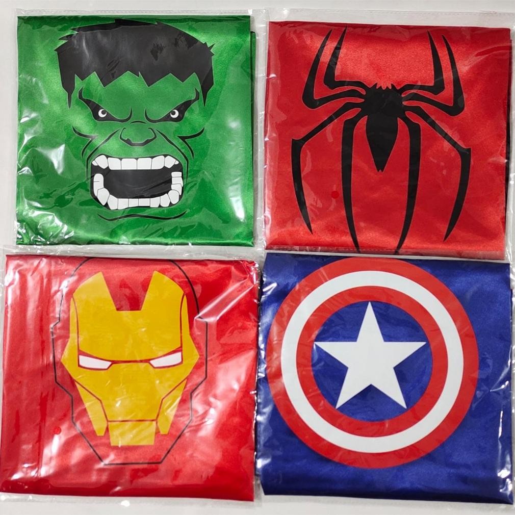 CR - Jubah Superhero Import Baju Jubah Cosplay Karakter Anak Laki-Laki TERLARIS
