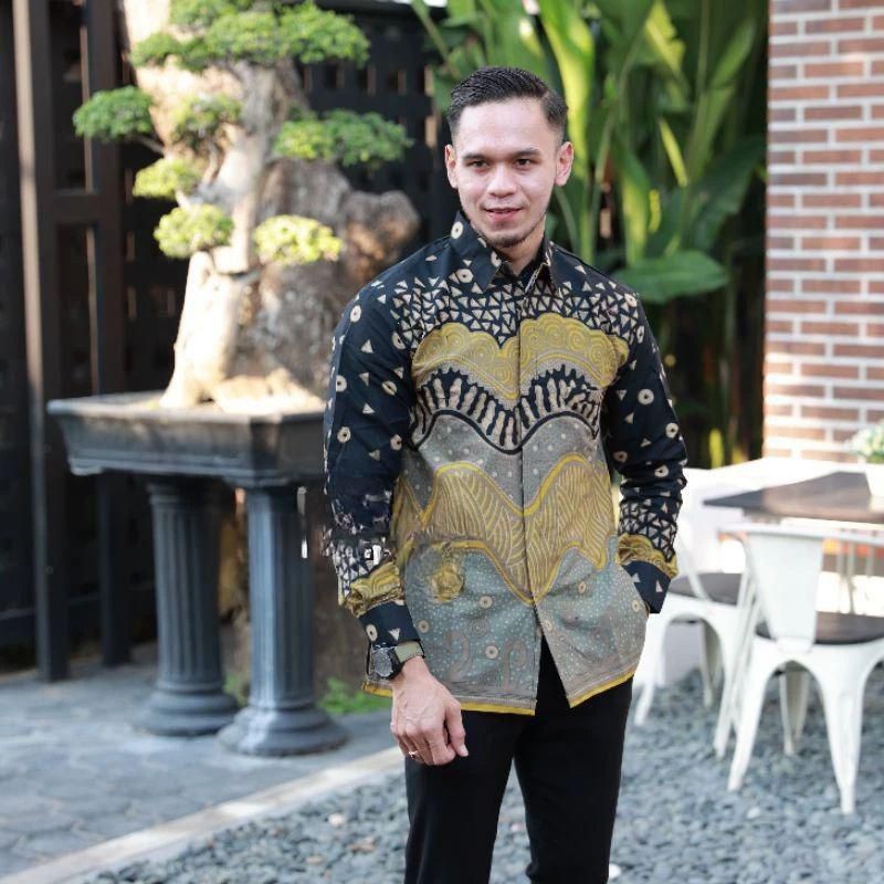 Batik PNS kemeja batik pria berkualitas size M L XXL batik pria terbaru