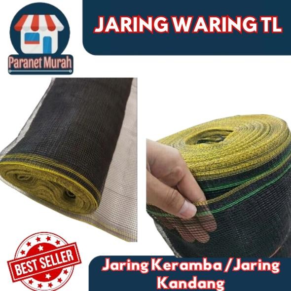 Promo Premium Jaring Waring Tl  Jaring Keramba Ikan  Jaring Kandang Hewan Panjang 100 Meter X Lebar 