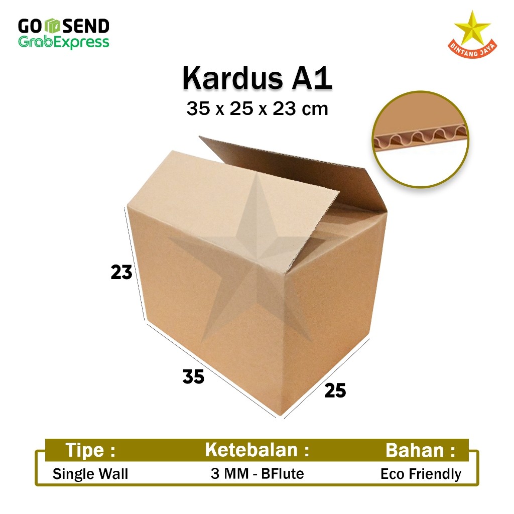 

Box/Kotak/Packing/Karton/Dus/Polos/Hampers/Indomie/Kardus 35 x 25 x 23 cm (Kardus 35 x 25 x 23 cm)