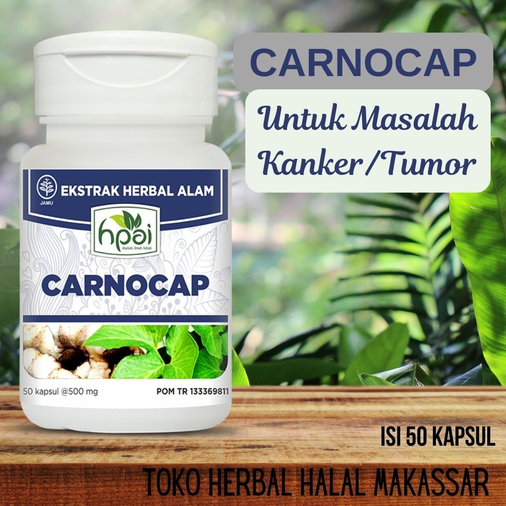 

Carnocap HNI HPAI isi 50 kapsul Herbak untuk masalah kanker atau tumor