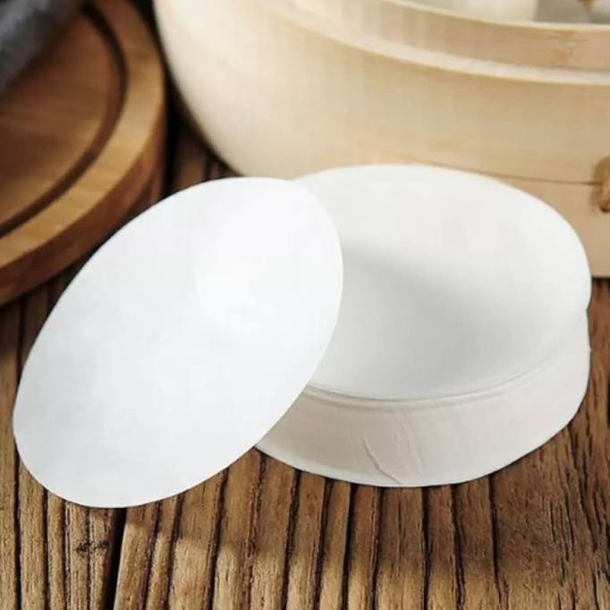 

Round Wax Paper / Kertas Alas Bakpao Tahan Air / Steam Ukuran 11cm