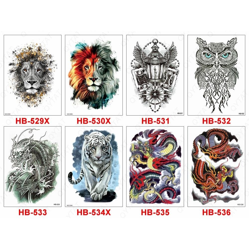 [ Wu TS ] TEMPORARY TATTOO – HB  529-536